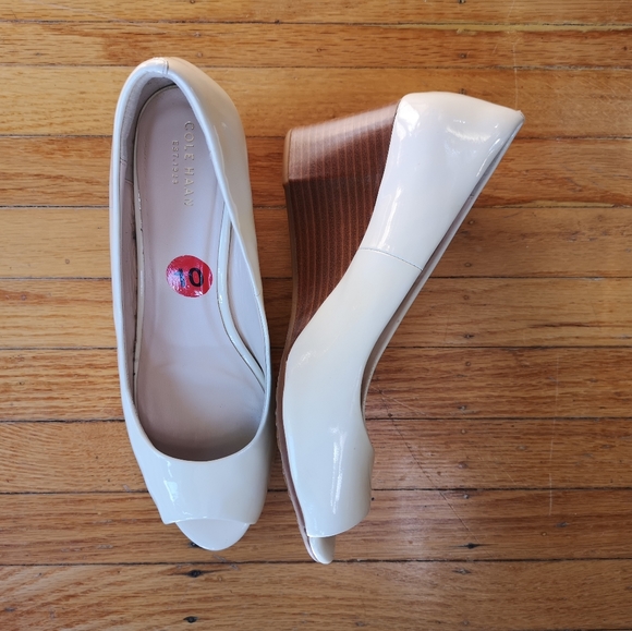 Cole Haan Sadie Open Toe Wedge - Picture 1 of 4